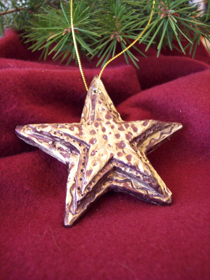 Gold Mauve Star